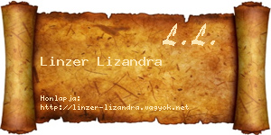 Linzer Lizandra névjegykártya